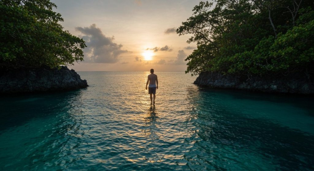 raja ampat private tour — Photorealistic editorial travel photograph relevant to: The exact-domain authority for 'raja a