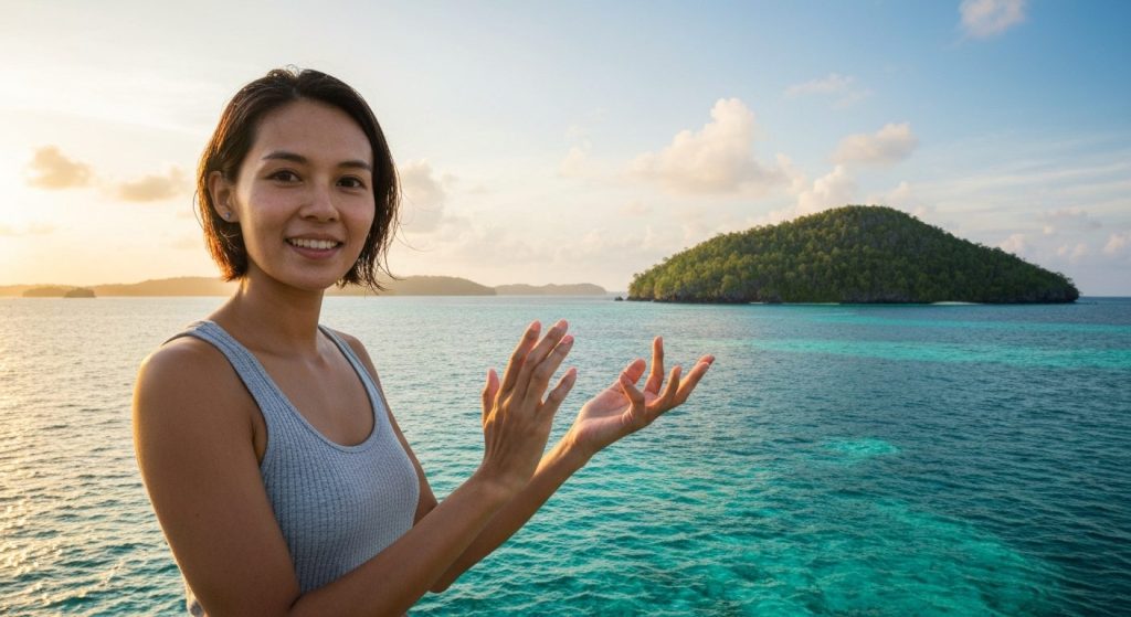 wayag island raja ampat private tour guide — Photorealistic editorial travel photograph relevant to: The exact-domain au